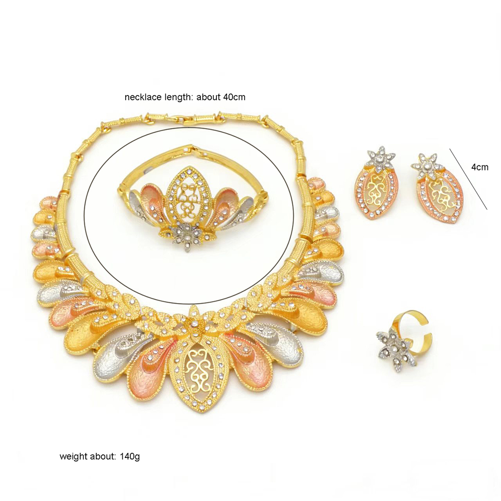 Ensemble de bijoux en or de Du - Women Accessories Dubai avis et prix