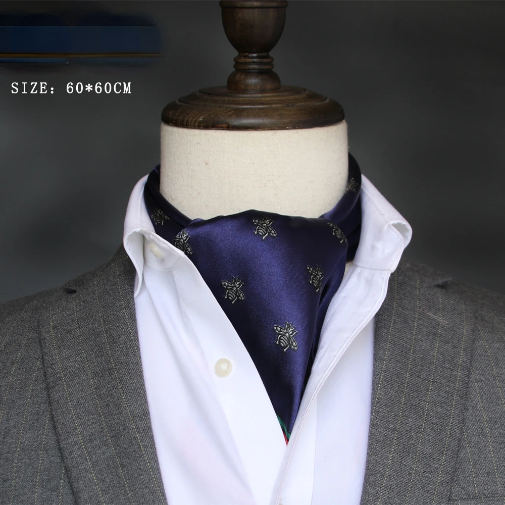 Écharpe en soie pour hommes, p - Silk Scarf Square avis et prix