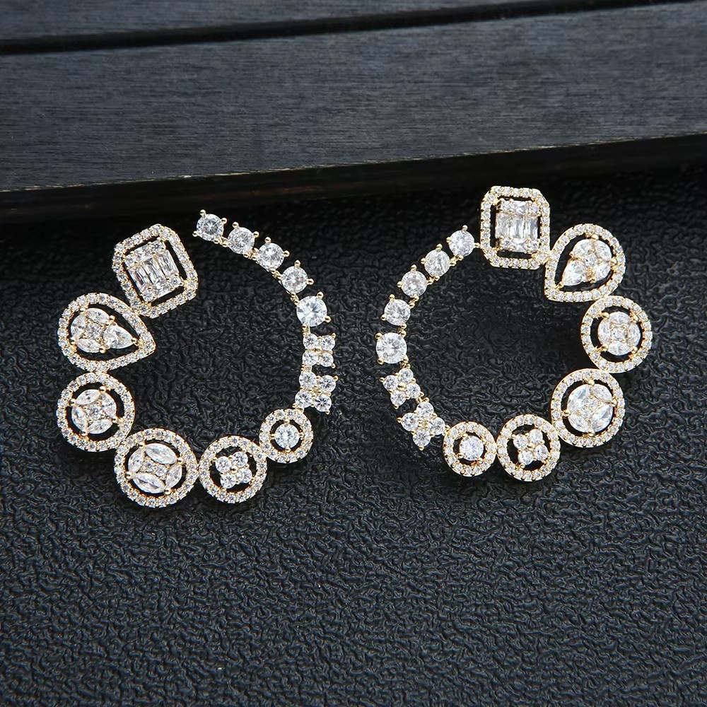 Boucles d'oreilles rondes de l - Women Accessories Dubai avis et prix