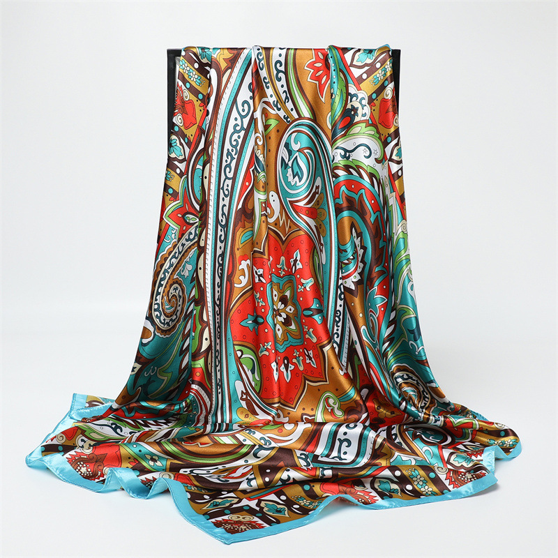 Écharpe carrée grande taille 9 - Silk Scarf Square avis et prix
