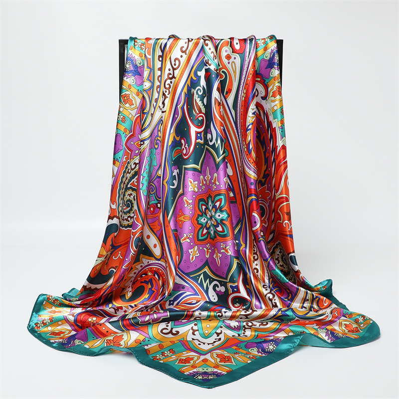 Écharpe carrée grande taille 9 - Silk Scarf Square avis et prix
