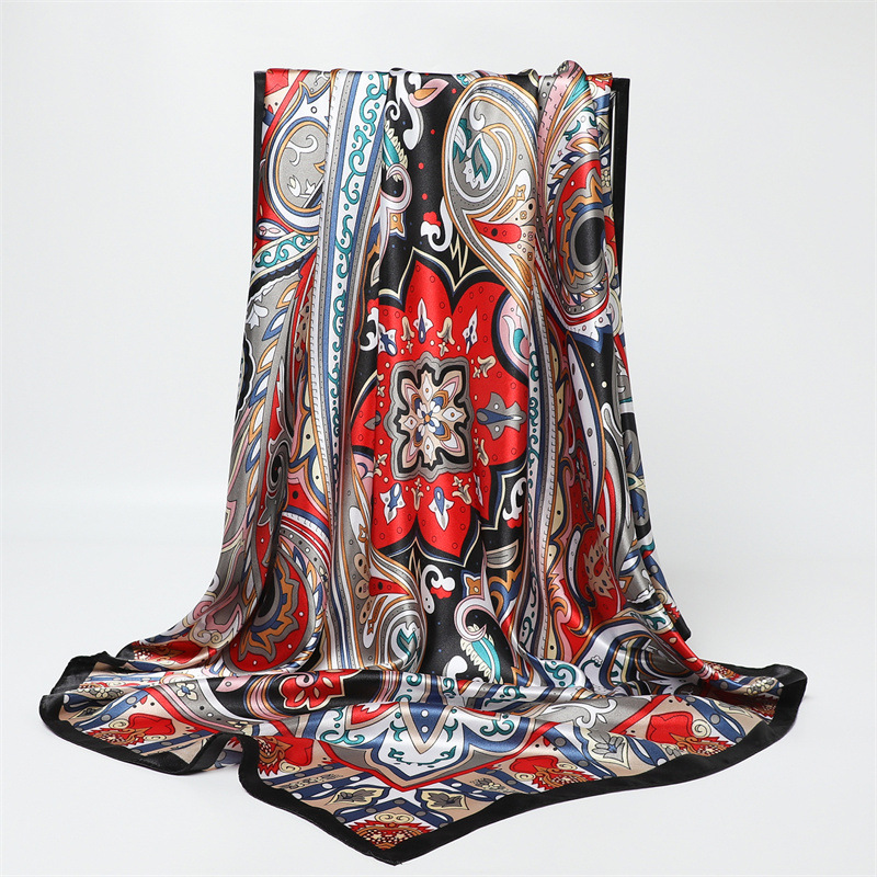 Écharpe carrée grande taille 9 - Silk Scarf Square avis et prix