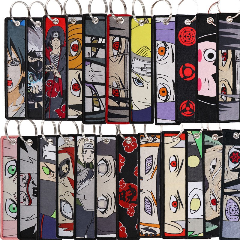 Porte-clés brodés Anime Naruto - Women Accessories Sale avis et prix